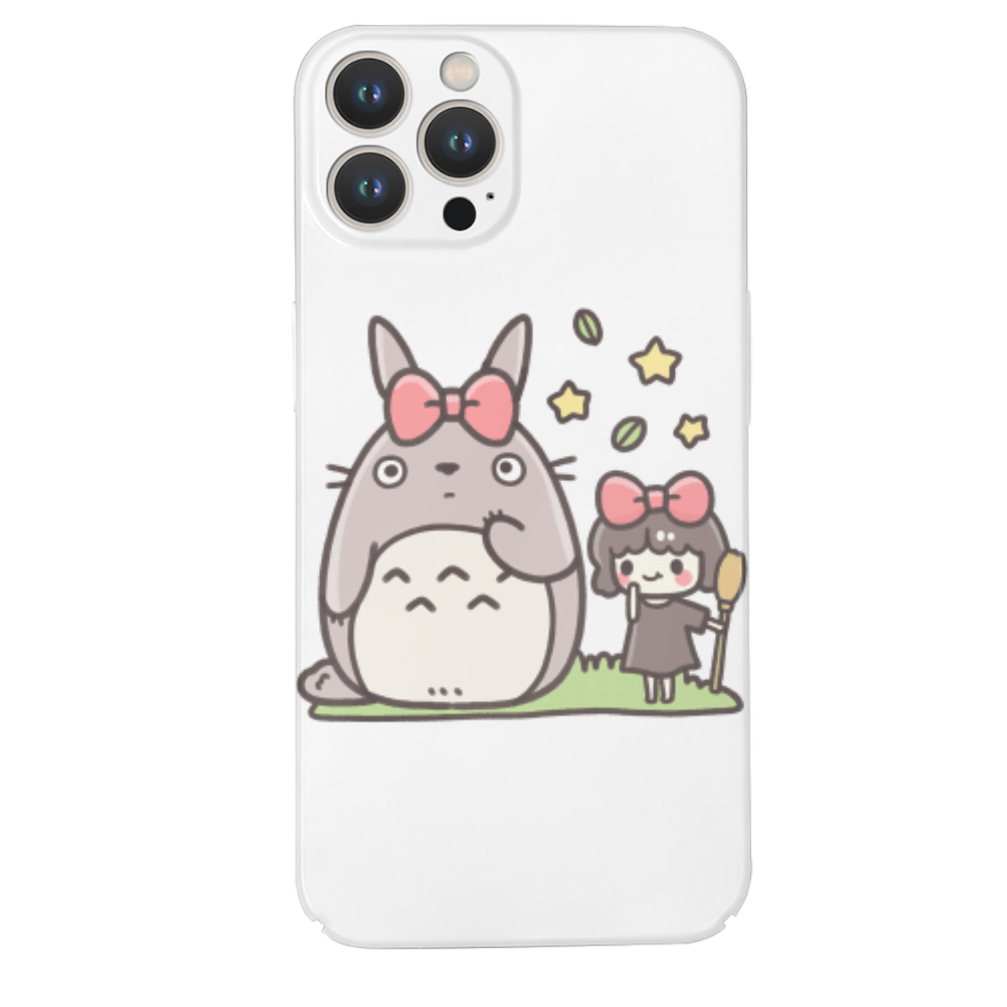 （画像用） となりのトトロ 草壁メイ 草壁サツキ My Neighbor Totoro Satsuki Kusakabe Mei Kusakabe 【iPhone 14シリーズ対応】ハードケース